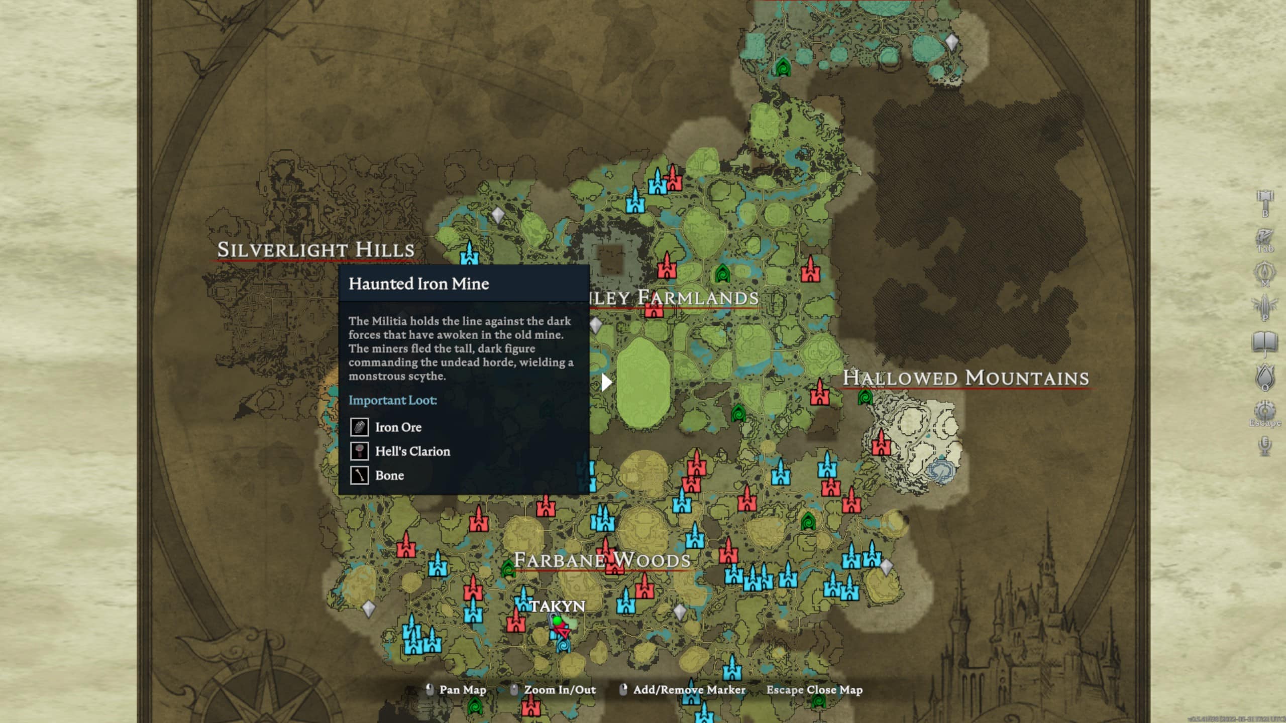 ALL ORE LOCATIONS FOR IRONSING (FASTEST METHOD)