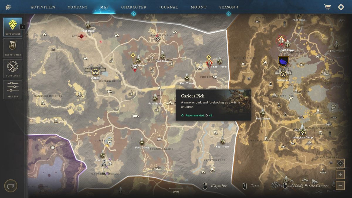New World Weapon Leveling Locations