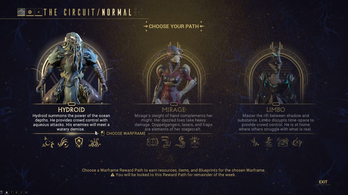 How to unlock the circuit in warframe