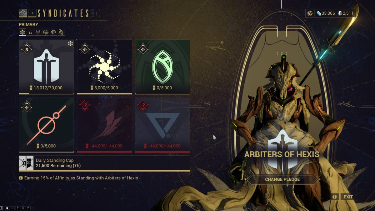 How to Unlock the Syndicates in warframe