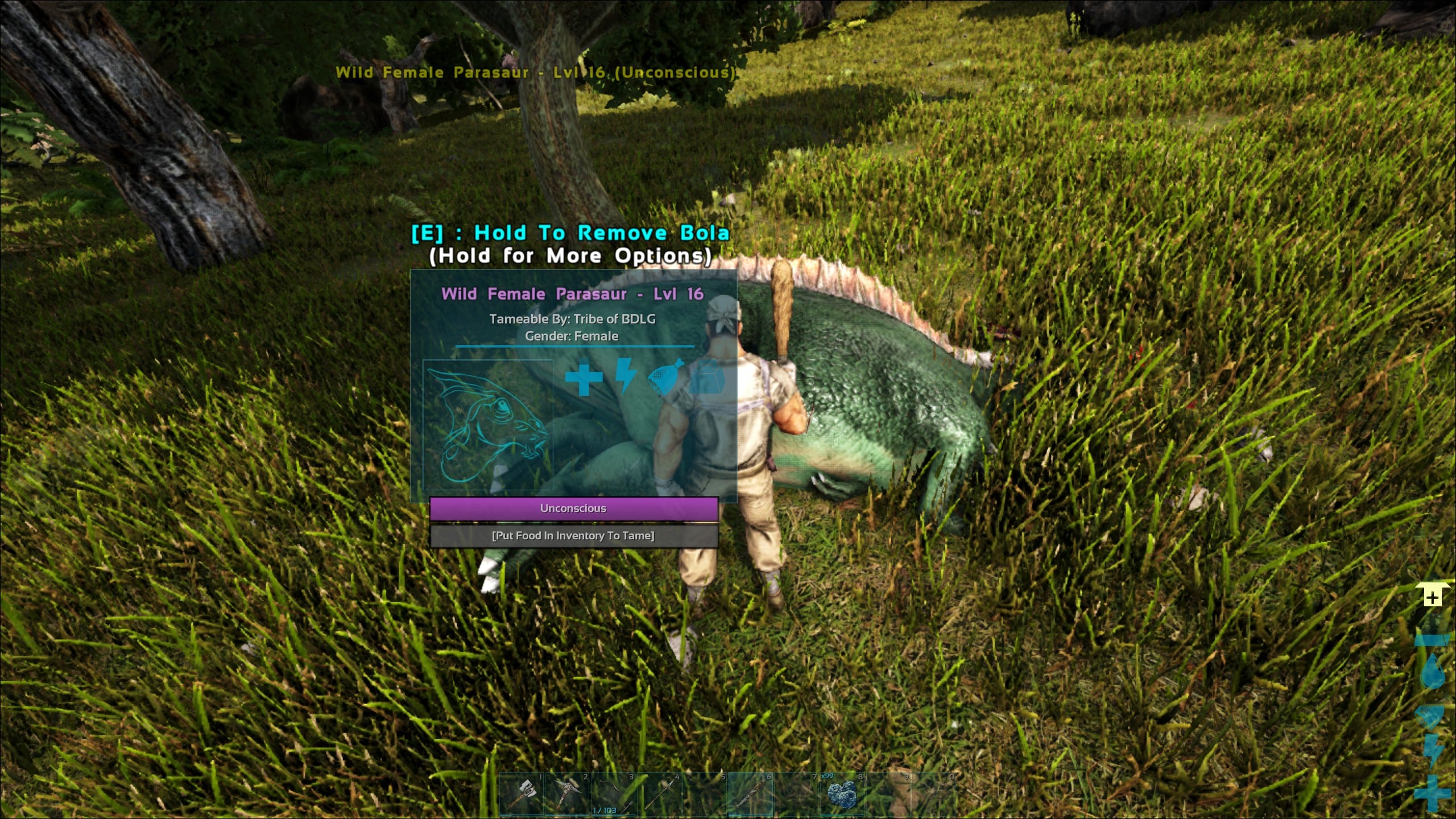 How to tame a dinosaur in ark