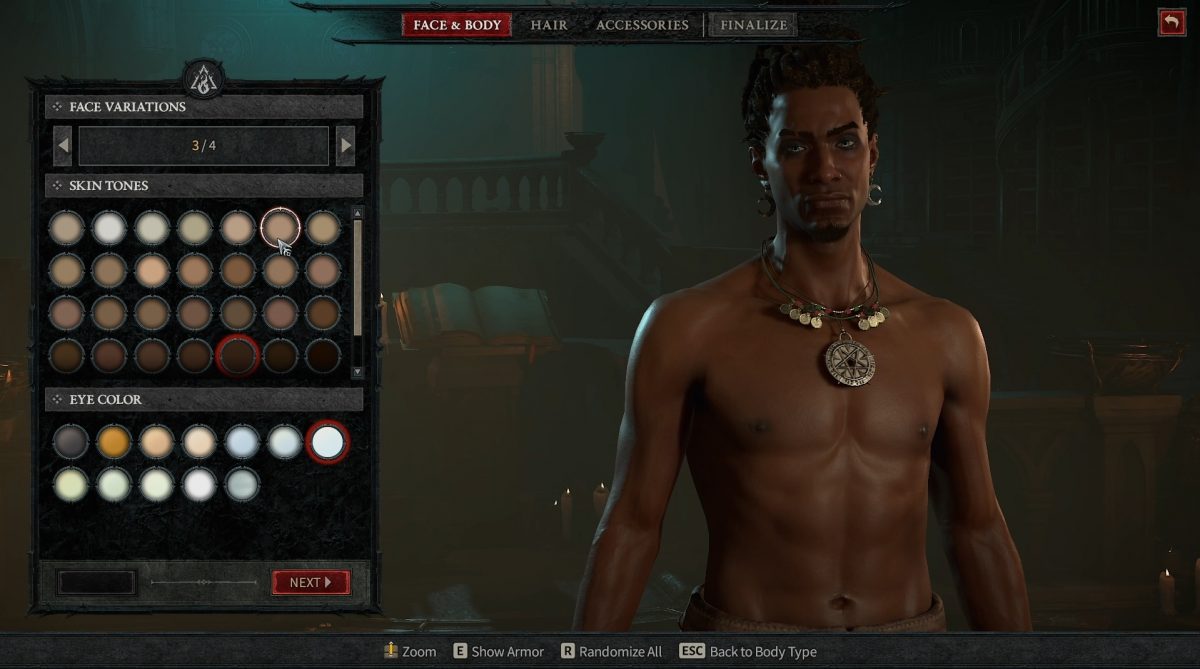 character customization diablo 4