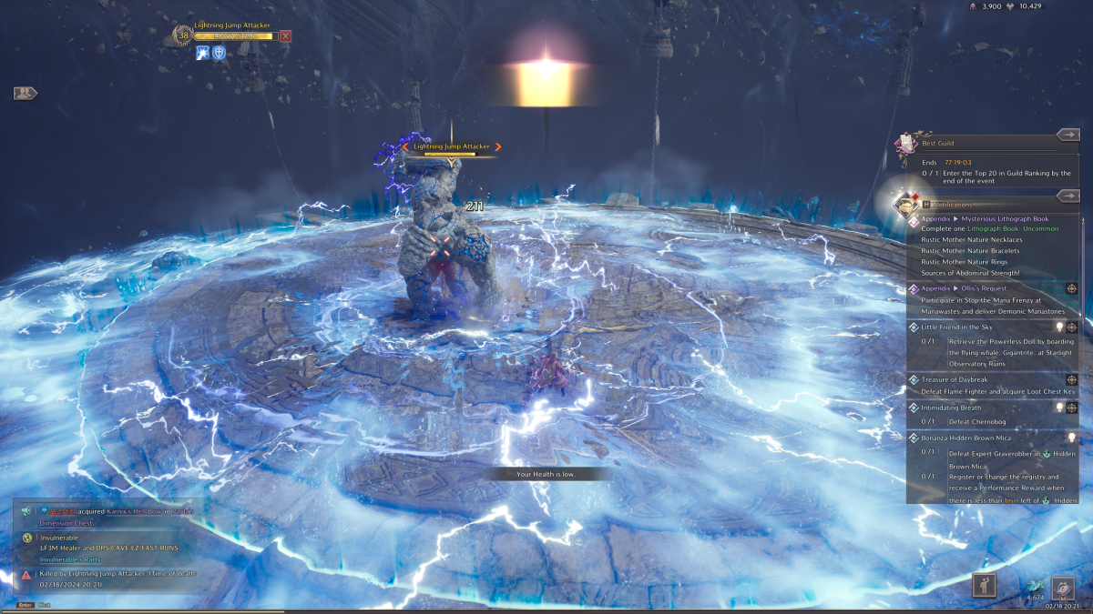 Taedal's Tower Floor 13 - Drop! Lightning! Destroy!