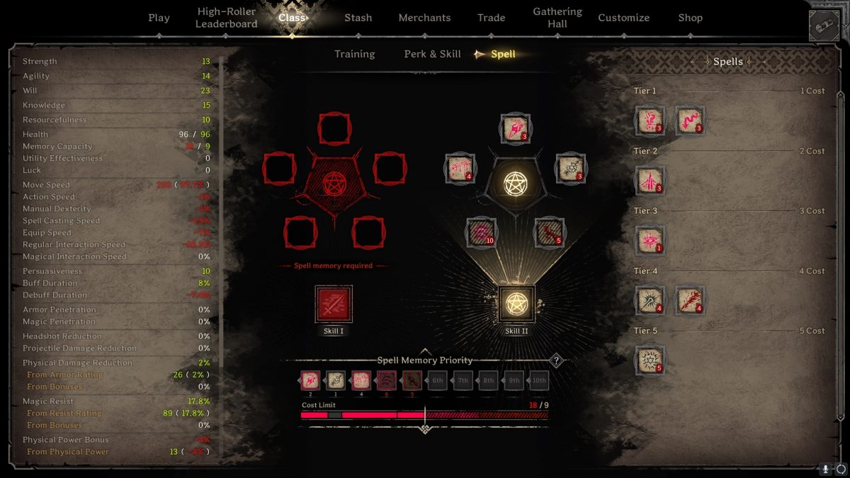 Life Drain Warlock Build guide spell images