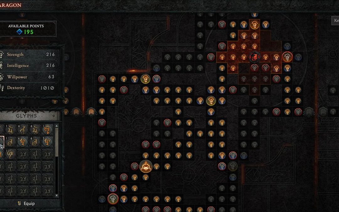 Diablo 4 Paragon Board